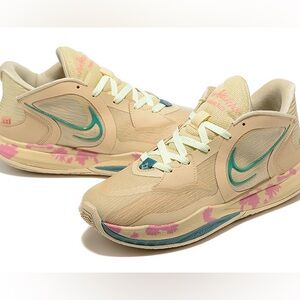 NIKE KYRIE LOW 5 “N7”GRAIN/FOSSIL ROSE/DUSTY SAGE/BICOASTAL Size 10 Unisex